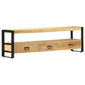 Mueble para TV madera maciza de mango 150x30x45 cm de vidaXL, Muebles TV - Ref: Foro24-247906, Precio: 220,15 €, Descuento: %