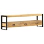 Mueble para TV madera maciza de mango 150x30x45 cm de vidaXL, Muebles TV - Ref: Foro24-247906, Precio: 225,36 €, Descuento: %