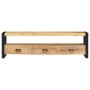 Mueble para TV madera maciza de mango 150x30x45 cm de vidaXL, Muebles TV - Ref: Foro24-247906, Precio: 225,36 €, Descuento: %