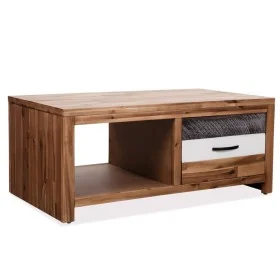 Mesa de centro de madera maciza de acacia 90x50x37,5 cm de vidaXL, Mesas de centro - Ref: Foro24-246043, Precio: 155,90 €, De...