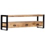 Mueble para TV madera maciza de mango 150x30x45 cm de vidaXL, Muebles TV - Ref: Foro24-247906, Precio: 225,36 €, Descuento: %