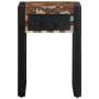 Mesa auxiliar multicolor 35x35x50 cm madera maciza reciclada en Mesas auxiliares | Comprar online en Foru.es