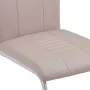 Sillas de comedor voladizas 2 uds cuero sintético capuchino de vidaXL, Sillas de comedor - Ref: Foro24-281779, Precio: 158,96...