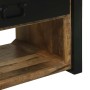 Perchero para ropa con cajón Marrón Madera maciza de Mango en Estanterías | Comprar online en Foru.es