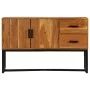 Aparador madera maciza de acacia marrón 110x30x70 cm de vidaXL, Aparadores - Ref: Foro24-246142, Precio: 283,68 €, Descuento: %