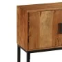 Aparador madera maciza de acacia marrón 110x30x70 cm de vidaXL, Aparadores - Ref: Foro24-246142, Precio: 283,68 €, Descuento: %