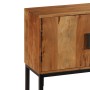 Aparador madera maciza de acacia marrón 110x30x70 cm de vidaXL, Aparadores - Ref: Foro24-246142, Precio: 302,94 €, Descuento: %