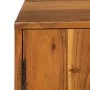 Aparador madera maciza de acacia marrón 110x30x70 cm de vidaXL, Aparadores - Ref: Foro24-246142, Precio: 283,68 €, Descuento: %
