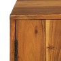 Aparador madera maciza de acacia marrón 110x30x70 cm de vidaXL, Aparadores - Ref: Foro24-246142, Precio: 302,94 €, Descuento: %