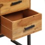 Aparador madera maciza de acacia marrón 110x30x70 cm de vidaXL, Aparadores - Ref: Foro24-246142, Precio: 302,94 €, Descuento: %