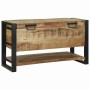 Caja de Almacenamiento Marrón Madera maciza de Mango en Baúles de almacenamiento | Comprar online en Foru.es