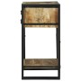 Mesa Auxiliar Marrón 40 x 40 x 80 cm Madera de mango maciza en Mesas auxiliares | Comprar online en Foru.es