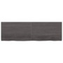 Estante pared madera roble tratada marrón oscuro 160x50x(2-4)cm de vidaXL, Estantes y estanterías - Ref: Foro24-363832, Preci...