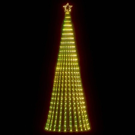 VidaXL Árbol de Navidad LED 475 LEDs blanco cálido 247 cm en Decoración Festiva y Estacional | Comprar online en Foru.es