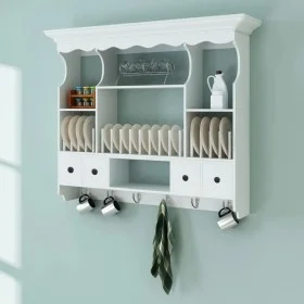 Mueble de pared para cocina de madera blanco de vidaXL, Armarios de cocina - Ref: Foro24-241372, Precio: 228,63 €, Descuento: %