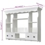 Mueble de pared para cocina de madera blanco de vidaXL, Armarios de cocina - Ref: Foro24-241372, Precio: 213,58 €, Descuento: %
