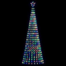 Árbol de Navidad LED 475 LEDs de colores 247 cm en Decoración Festiva y Estacional | Comprar online en Foru.es