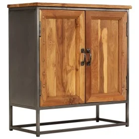 Aparador de teca reciclada y acero 65x30x70 cm de vidaXL, Aparadores - Ref: Foro24-246279, Precio: 205,93 €, Descuento: %
