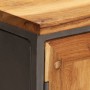 Aparador de teca reciclada y acero 65x30x70 cm de vidaXL, Aparadores - Ref: Foro24-246279, Precio: 208,43 €, Descuento: %
