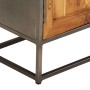 Aparador de teca reciclada y acero 65x30x70 cm de vidaXL, Aparadores - Ref: Foro24-246279, Precio: 208,43 €, Descuento: %