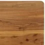 Solid acacia wood and steel dining table 75x75x76 cm by vidaXL, Kitchen and dining tables - Ref: Foro24-246296, Price: 186,39...
