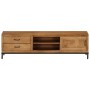 Mueble de TV madera maciza de mango 140x30x40 cm de vidaXL, Muebles TV - Ref: Foro24-246786, Precio: 293,05 €, Descuento: %