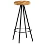 Taburetes de barra de cocina 4 unidades madera maciza de mango de vidaXL, Taburetes de cocina - Ref: Foro24-246239, Precio: 2...