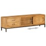 Mueble de TV madera maciza de mango 140x30x40 cm de vidaXL, Muebles TV - Ref: Foro24-246786, Precio: 293,05 €, Descuento: %