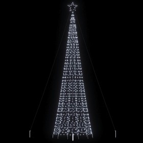 Árbol de Navidad LED con estacas 1534 LEDs blanco frío 500 cm en Decoración Festiva y Estacional | Comprar online en Foru.es