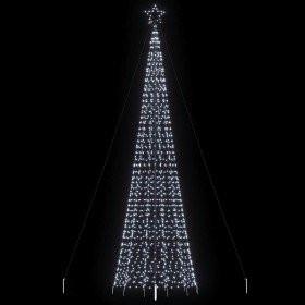 Árbol de Navidad LED con estacas 1534 LEDs blanco frío 500 cm en Decoración Festiva y Estacional | Comprar online en Foru.es