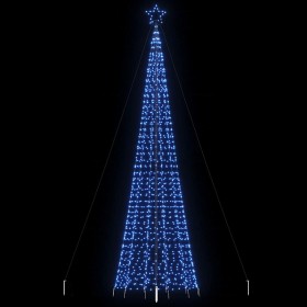 Árbol de Navidad LED con estacas 1534 LEDs azul 500 cm en Decoración Festiva y Estacional | Comprar online en Foru.es