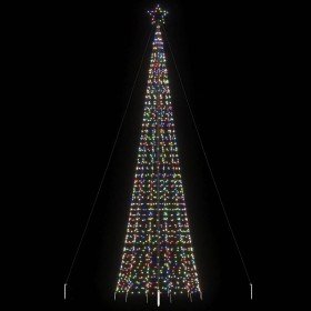 Árbol de Navidad LED con estacas 1534 LEDs colores 500 cm en Decoración Festiva y Estacional | Comprar online en Foru.es