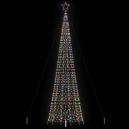 Árbol de Navidad LED con estacas 1534 LEDs colores 500 cm en Decoración Festiva y Estacional | Comprar online en Foru.es