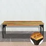 Recycled solid wood coffee table 100x60x35 cm by vidaXL, Coffee table - Ref: Foro24-247322, Price: 96,22 €, Discount: %