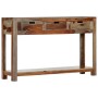 Mesa consola con 3 cajones madera maciza sheesham 120x30x75cm de vidaXL, Mesas auxiliares - Ref: Foro24-247753, Precio: 220,9...