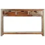 Mesa consola con 3 cajones madera maciza sheesham 120x30x75cm de vidaXL, Mesas auxiliares - Ref: Foro24-247753, Precio: 217,5...
