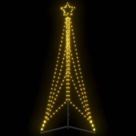 VidaXL Árbol de Navidad LED 483 LEDs blanco cálido 240 cm en Decoración Festiva y Estacional | Comprar online en Foru.es
