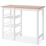 Conjunto de mesa alta de cocina 3 piezas MDF blanco de vidaXL, muebles para cocinas y comedores - Ref: Foro24-245364, Precio:...