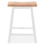 Conjunto de mesa alta de cocina 3 piezas MDF blanco de vidaXL, muebles para cocinas y comedores - Ref: Foro24-245364, Precio:...