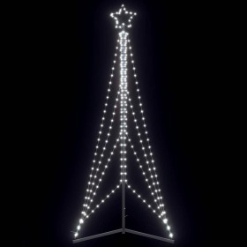 Árbol de Navidad LED 483 LEDs blanco frío 240 cm en Decoración Festiva y Estacional | Comprar online en Foru.es