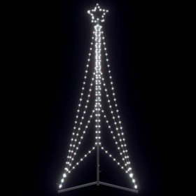 Árbol de Navidad LED 483 LEDs blanco frío 240 cm en Decoración Festiva y Estacional | Comprar online en Foru.es