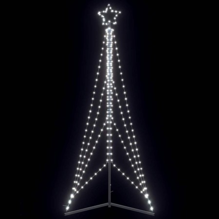 Árbol de Navidad LED 483 LEDs blanco frío 240 cm en Decoración Festiva y Estacional | Comprar online en Foru.es