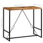 Mesa de bar de madera maciza reciclada 120x60x106 cm de vidaXL, Mesas de cocina y de comedor - Ref: Foro24-246289, Precio: 26...