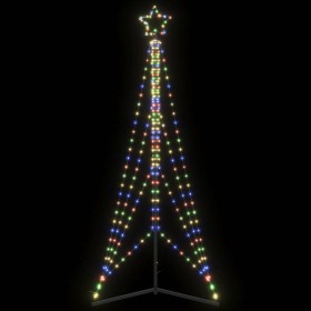 Árbol de Navidad LED 483 LEDs de colores 240 cm en Decoración Festiva y Estacional | Comprar online en Foru.es