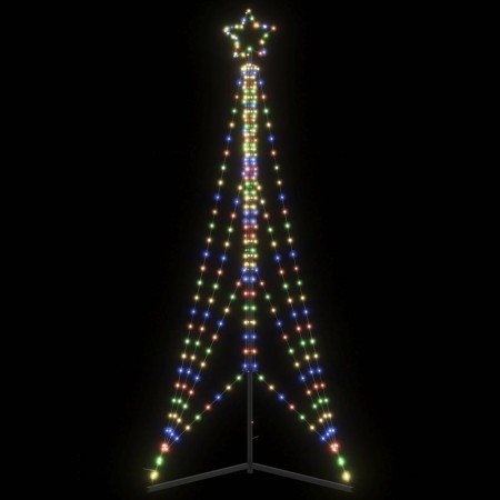Árbol de Navidad LED 483 LEDs de colores 240 cm en Decoración Festiva y Estacional | Comprar online en Foru.es