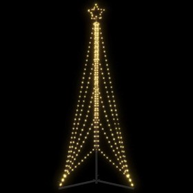 Árbol de Navidad LED 525 LEDs blanco cálido 302 cm en Decoración Festiva y Estacional | Comprar online en Foru.es