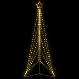 Árbol de Navidad LED 525 LEDs blanco cálido 302 cm en Decoración Festiva y Estacional | Comprar online en Foru.es