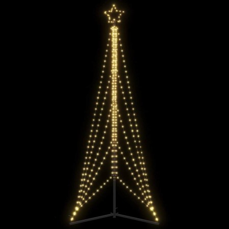 Árbol de Navidad LED 525 LEDs blanco cálido 302 cm en Decoración Festiva y Estacional | Comprar online en Foru.es
