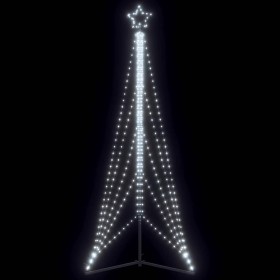 Árbol de Navidad LED 525 LEDs blanco frío 302 cm en Decoración Festiva y Estacional | Comprar online en Foru.es