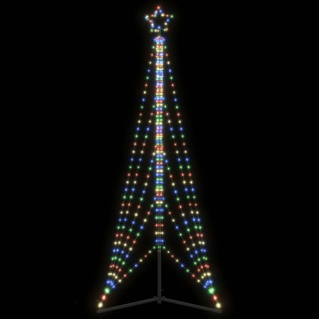 Árbol de Navidad LED 525 LEDs de colores 302 cm en Decoración Festiva y Estacional | Comprar online en Foru.es